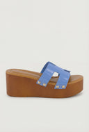 Hayden Band Platform Slide Sandals