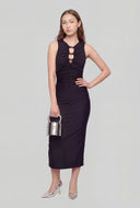 Metallic Cylinder Top Handle Clutch