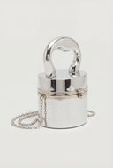 Metallic Cylinder Top Handle Clutch