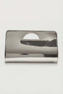 Daniela Metallic Handle Clutch Bag
