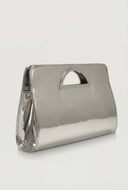 Daniela Metallic Handle Clutch Bag