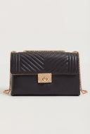 Chevron Quilted Crossbody Bag