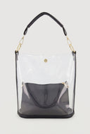 Clear Crossbody Tote Bag and Pouch Set