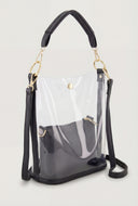 Clear Crossbody Tote Bag and Pouch Set