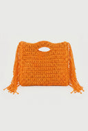 Crochet Fringe Handbag