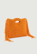 Crochet Fringe Handbag