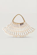 Beaded Pearl Frame Handbag