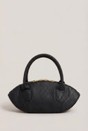Pebbled Convertible Baguette Bag