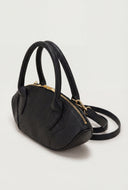 Pebbled Convertible Baguette Bag