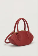 Pebbled Convertible Baguette Bag