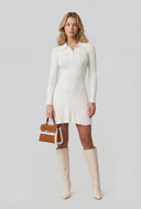 Sherpa Trim Faux Suede Crossbody Bag