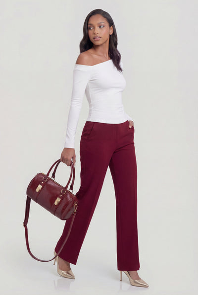 Push Lock Mini Barrel Bag