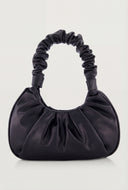 Ruched Top Handle Shoulder Bag