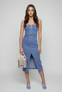 Striped Pearl Strap Raffia Bag