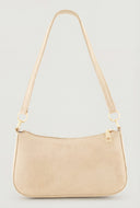 Chain Detail Zip Shoulder Bag