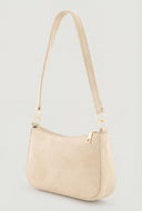 Chain Detail Zip Shoulder Bag