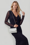 Glam Studded Mini Envelope Crossbody Bag