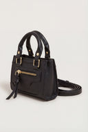 Mini Zip Top Handle Crossbody Bag