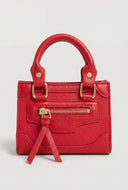 Mini Zip Top Handle Crossbody Bag