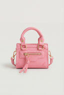 Mini Zip Top Handle Crossbody Bag