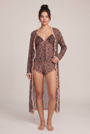 Jaguar Print Babydoll Set