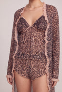 Jaguar Print Babydoll Set