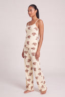 Glam Cow Print Pajama Pants Set