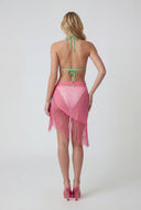 Fringe Hem Sarong Cover Up