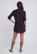 Crochet Insert Pullover Swim Cover Up