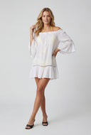 Off The Shoulder Dress Swim Cover-Up