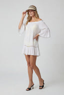 Off The Shoulder Dress Swim Cover-Up