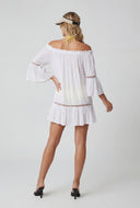 Off The Shoulder Dress Swim Cover-Up