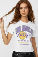 Cropped NBA Lakers Graphic Tee
