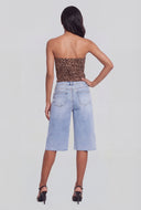 Leopard Print Tube Top