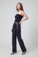 Annalise Ruched Crop Tube Top