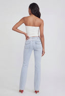 Annalise Ruched Crop Tube Top