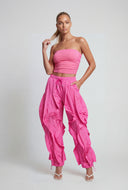 Annalise Ruched Crop Tube Top