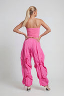Annalise Ruched Crop Tube Top