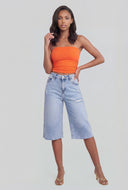 Annalise Ruched Crop Tube Top