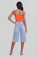 Annalise Ruched Crop Tube Top