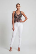 Emerie Floral Halter Crop Top