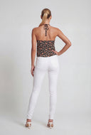 Emerie Floral Halter Crop Top