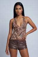 Hadassah Asymmetrical Halter Top