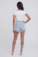 Zendaya Scoop Neck Curve Hugging Bodysuit