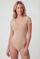 Zaniyah Double Layered Short Sleeve Bodysuit