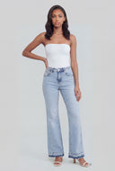 Strapless Ribbed Tube Bodysuit