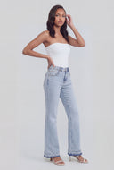Strapless Ribbed Tube Bodysuit
