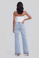 Strapless Ribbed Tube Bodysuit