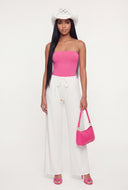 Strapless Ribbed Tube Bodysuit