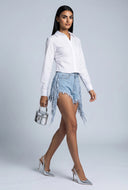 Long Sleeve Button Front Shirt